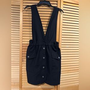 Maje Black Sleeveless Romper skirt